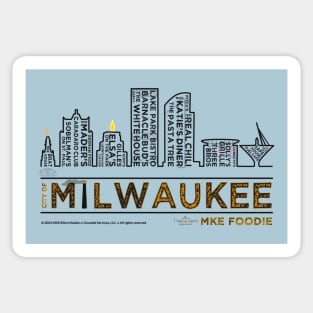 MKE Foodie City Skyline • Milwaukee, WI Sticker